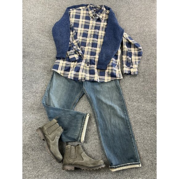 Levi’s 559 Relaxed Straight Leg Jeans Men’s Size 36x30 Medium Wash Denim - Picture 7 of 8